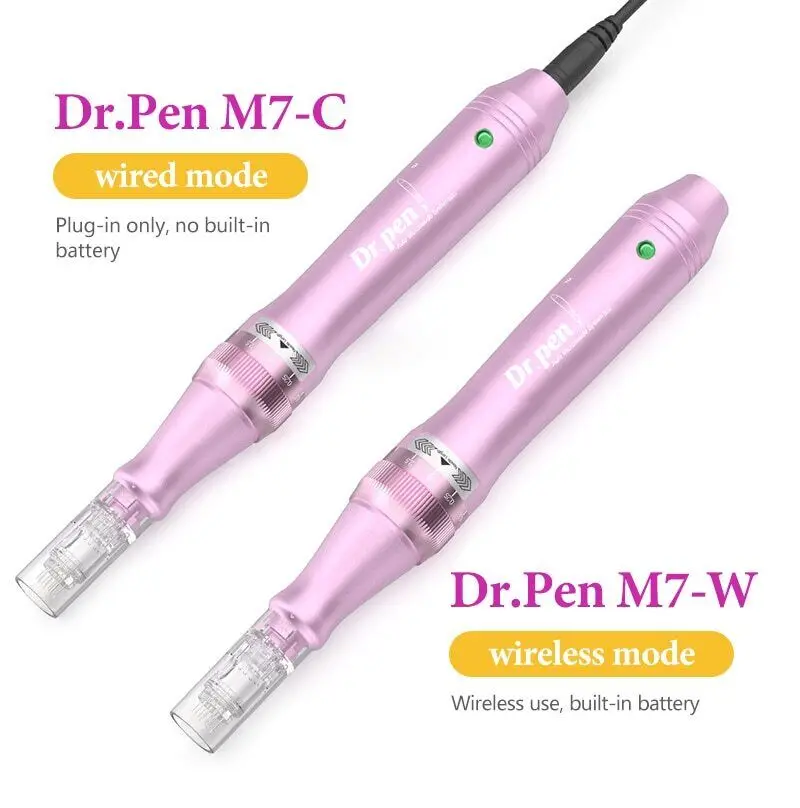 Электрический доктор. Beauty Device Pen M7 Microneedling — беспроводной и проводной двухрежимный для ухода за кожей лица и лечения микроиглы для татуировок