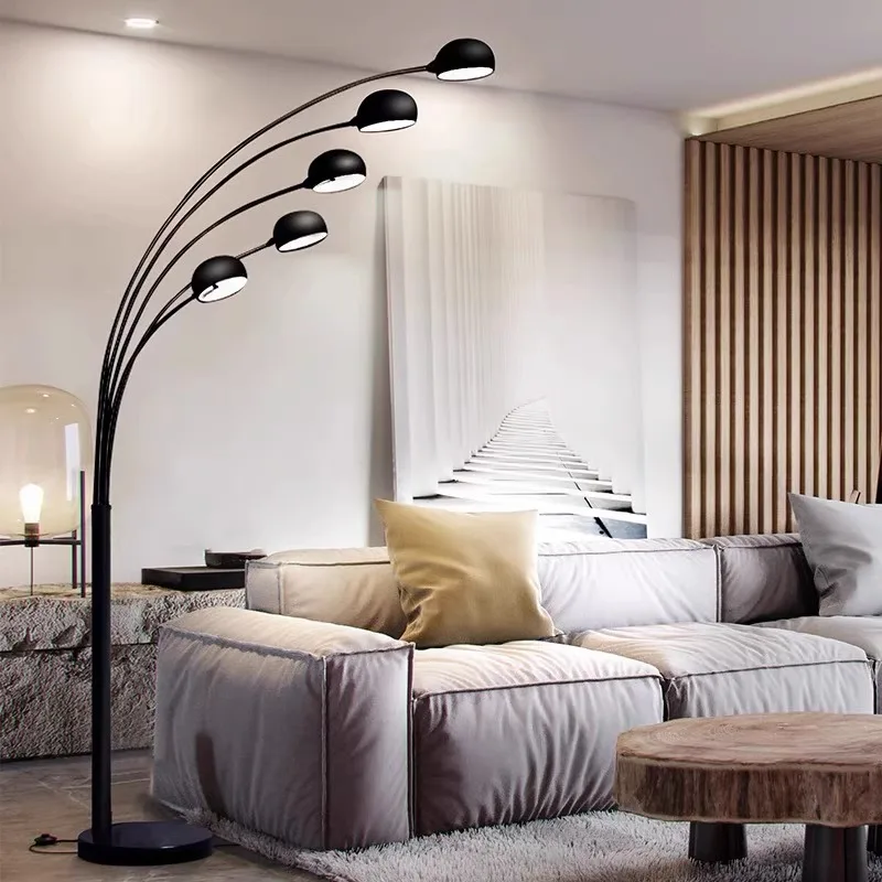 Luxury modern marble base 5 branches stand light bedroom modern living room decoration modern