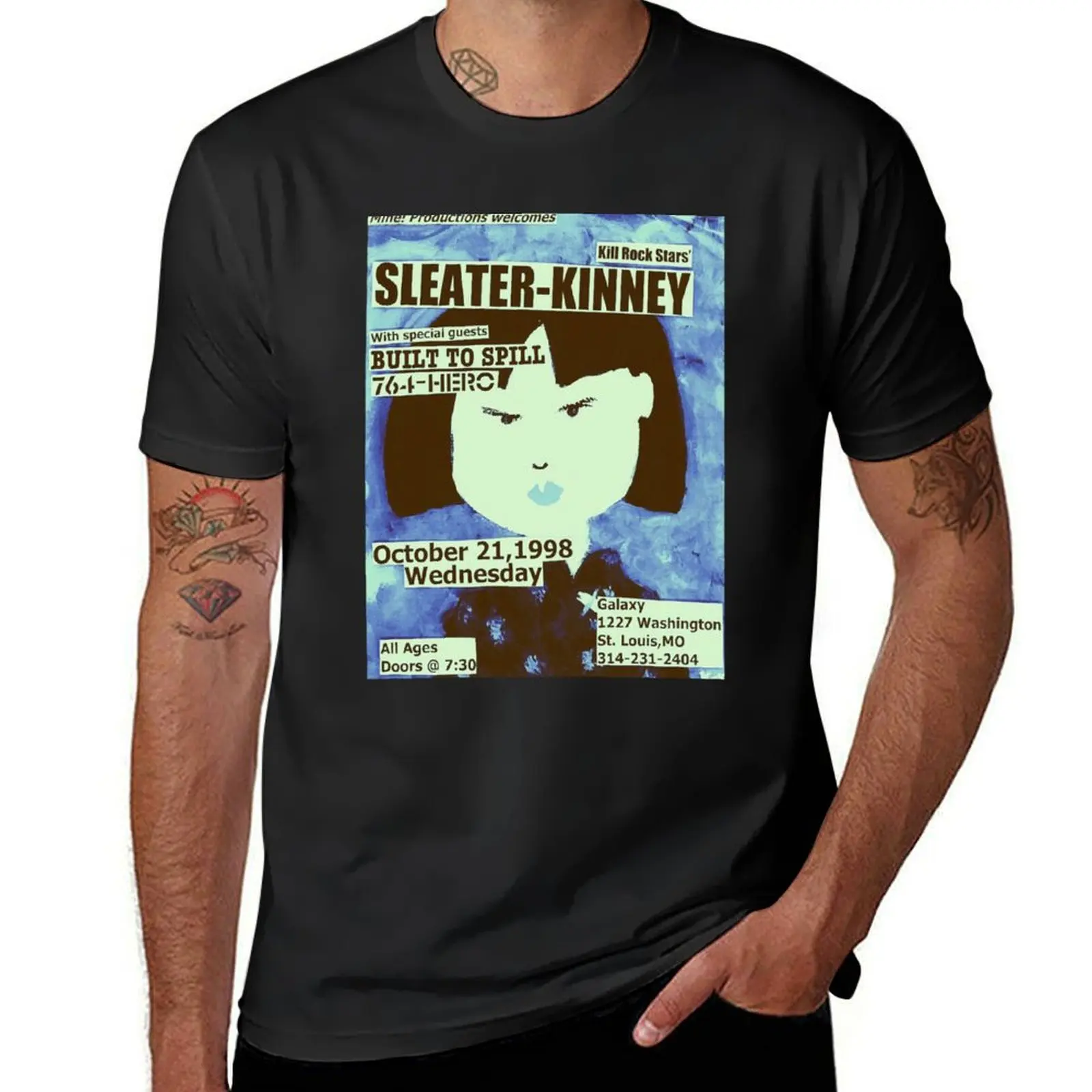 Sleater Kinney T-Shirt Aesthetic clothing anime clothes designer t shirt men