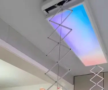 Light shadow clothes dryer Balcony lifting polymorphic spectroscopy Intelligent drying rack Full screen fluorescent lamp