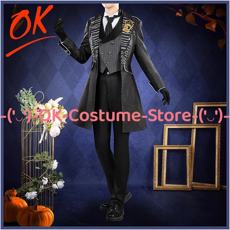 

[Customized Size] Twisted Wonderland Malleus Cosplay Costume Game Character Outfit Halloween Event Carnival Party Uniform Suit