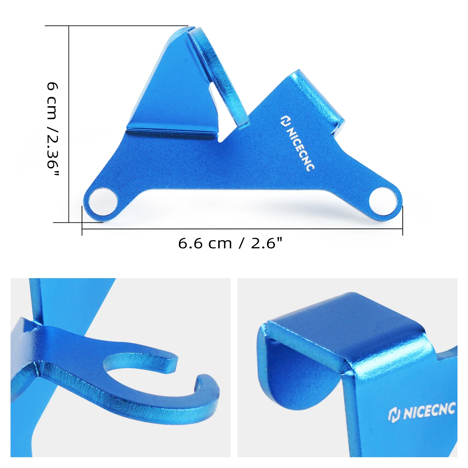 NICECNC ATV Bremsleitungsklemme Kabelschlauchführungshalter für Yamaha RAPTOR 700 2006–2022 RAPTOR 700R 2011–2012 OEM 1S3-1546C-00-00 – Detail 5