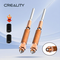 Creality K2 Plus/Hi Nozzle Kit (2Pcs) | Unicorn Quick-Swap High-Flow Nozzles 0.4mm | Steel-Tip Copper Nozzles & Titanium Alloy H