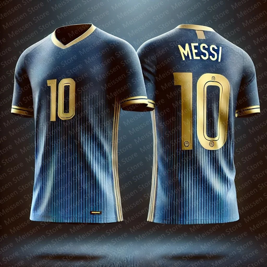 2024 Summer New Men's Football Jerseys Special Edition Messi 10 Football Jersey Outdoor Casual Sports Shirts Trainning Uniform