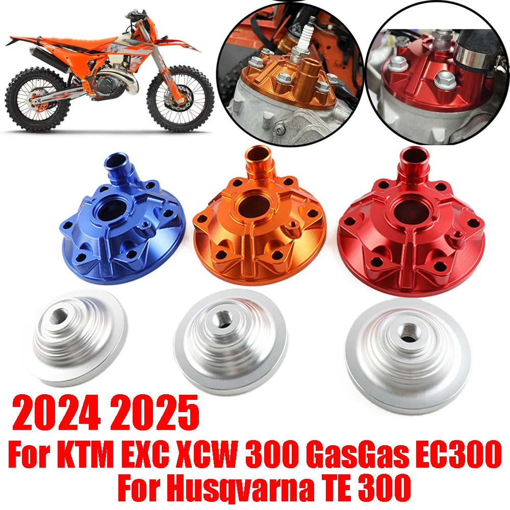 

Motorcycle Accessories High Compression Cylinder Head Top End Cover For KTM EXC XCW 300 Husqvarna TE 300 GasGas EC 300 2024 2025