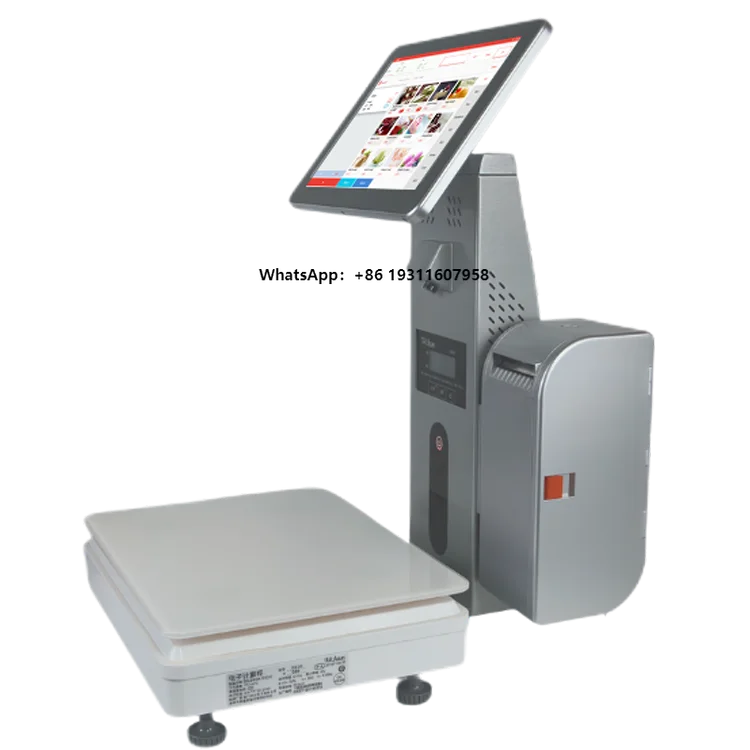 

AI Barcode Label Scale AI Recognizes Weighed Products Vegetables Fruits Dried Fruits and Meet Automatic Recognition