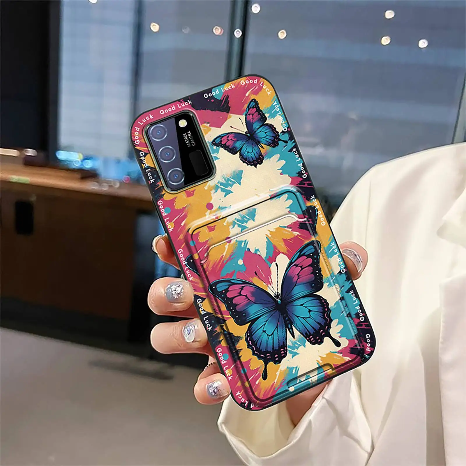 Модный дизайн, чехол для телефона Oukitel C25, водонепроницаемый слот для карт, задняя крышка, защита от пыли, прочный защитный ТПУ, милый
