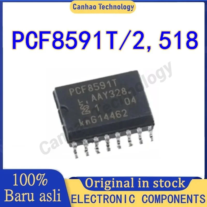 

5PCS PCF8591T/2,518 PCF8591T PCF8591 PCF IC Chip SOP16 100% New Original in stock