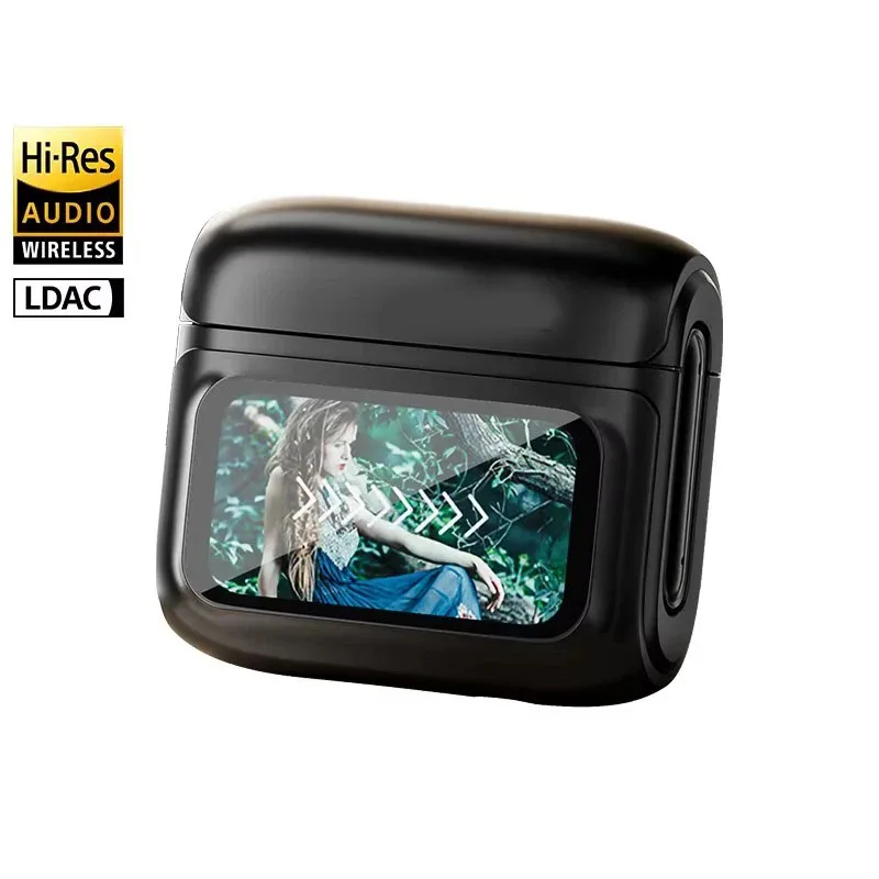 E20PRO Wireless Headphones (Bluetooth 5.4 standard) In-ear noise-cancelling headphones, LED touchscreen headphones with micropho