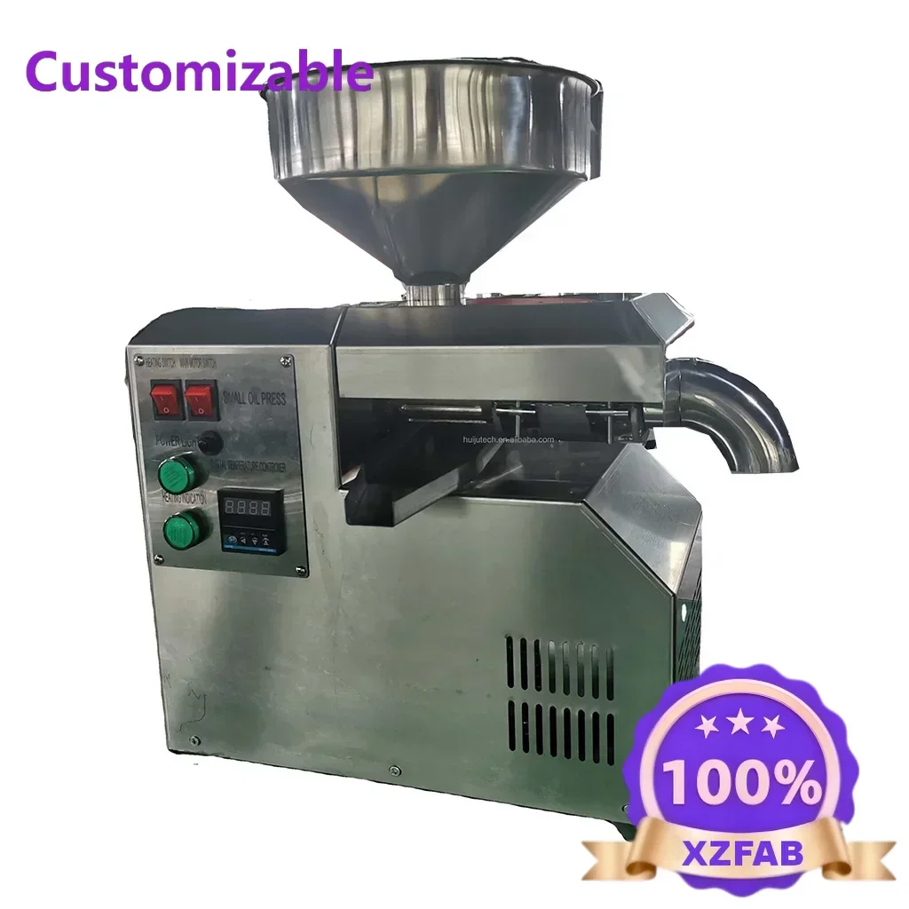 Factory Direct 2026 Commercial oil pressers 10kg/hour coconut groundnut oil press sesame oil extractor machine