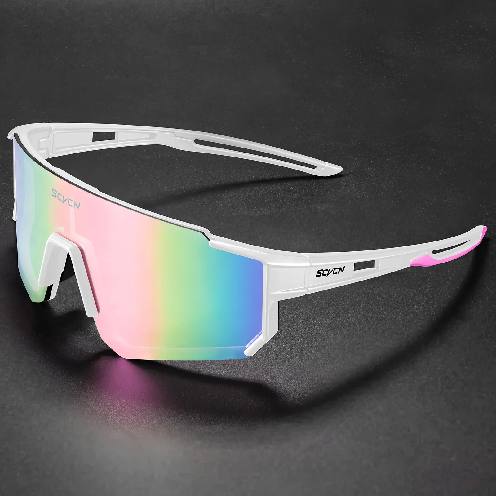 SCVCN Neue Radfahren Sonnenbrille Straße Im Freien Fahren Fahrrad Brille Männer Frauen Sport Bergsteigen Fahrrad Radfahren UV400 Brillen