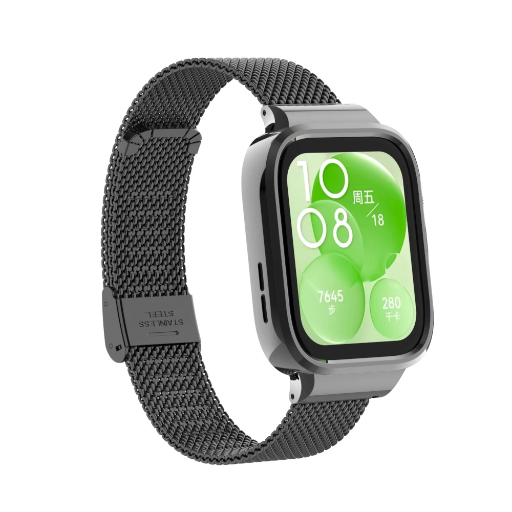 Металлический браслет для HUAWEI WATCH FIT3, защитный чехол для Huawei Watch Fit 3, защитный чехол для huaweiwatch fit3, ремешок для часов