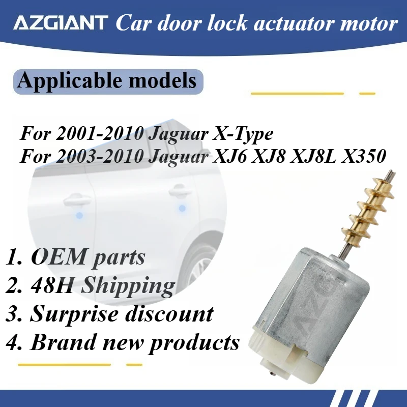

AZGIANT Car door lock motor for 2001-2010 Jaguar X-Type/2003-2010 Jaguar XJ6 XJ8 XJ8L X350 New high quality replacement parts