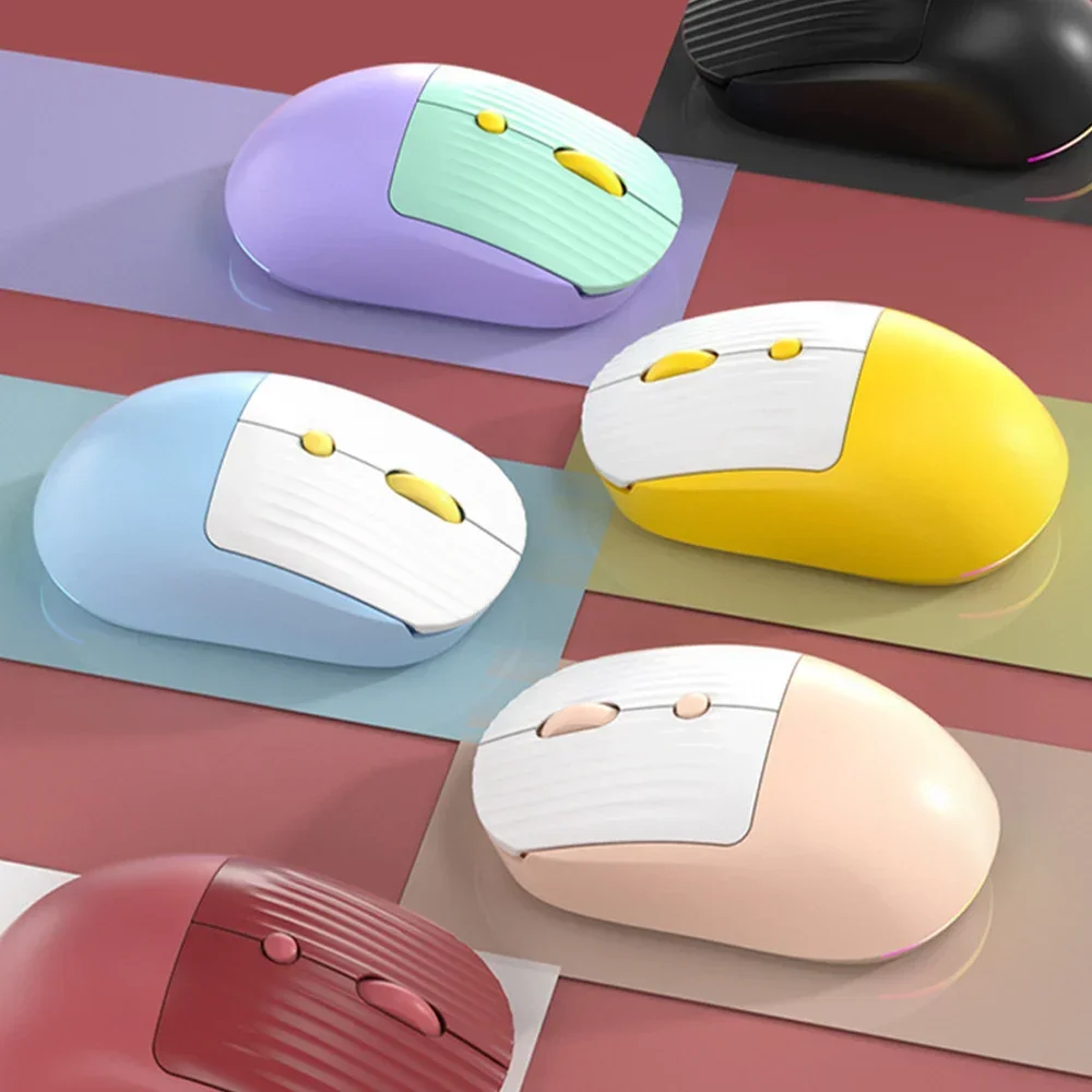 Gaming Mouse Rechargeable 2.4G Wireless Mouse Mute Ergonomic Mouse for PC Gamer Computer Laptop LED Backlit Silent Magic Mice