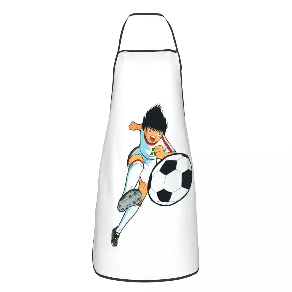 Captain Tsubasa Footballer Apron Women Men Unisex Bib Classic Japan Anime Cooking Kitchen Tablier Cuisine Chef Baking