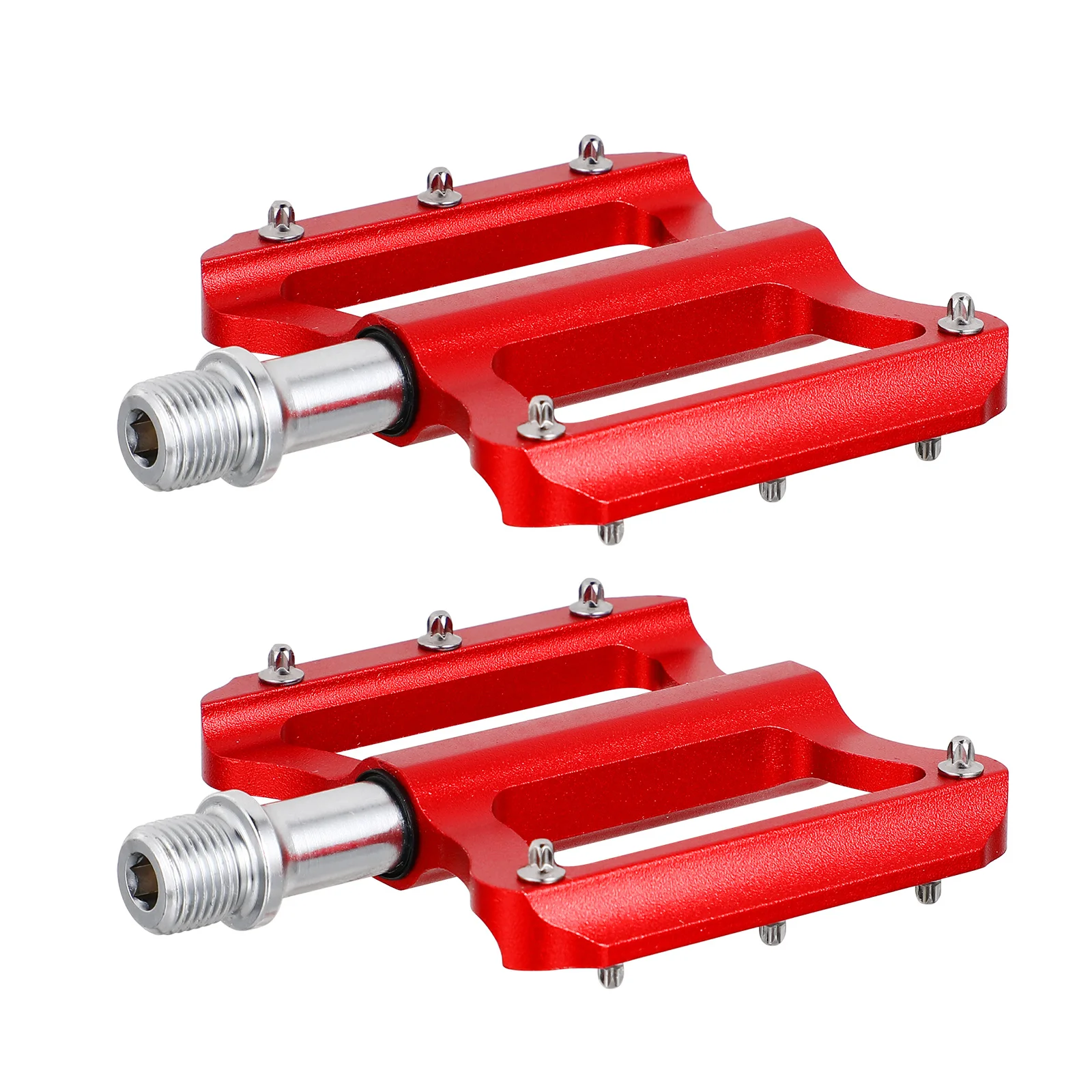 

1Pair Premium Aluminium Alloy Bike Pedals Anti-Slip Large Foot Tread Area for Mountain Road Bicycles Bike Pedals