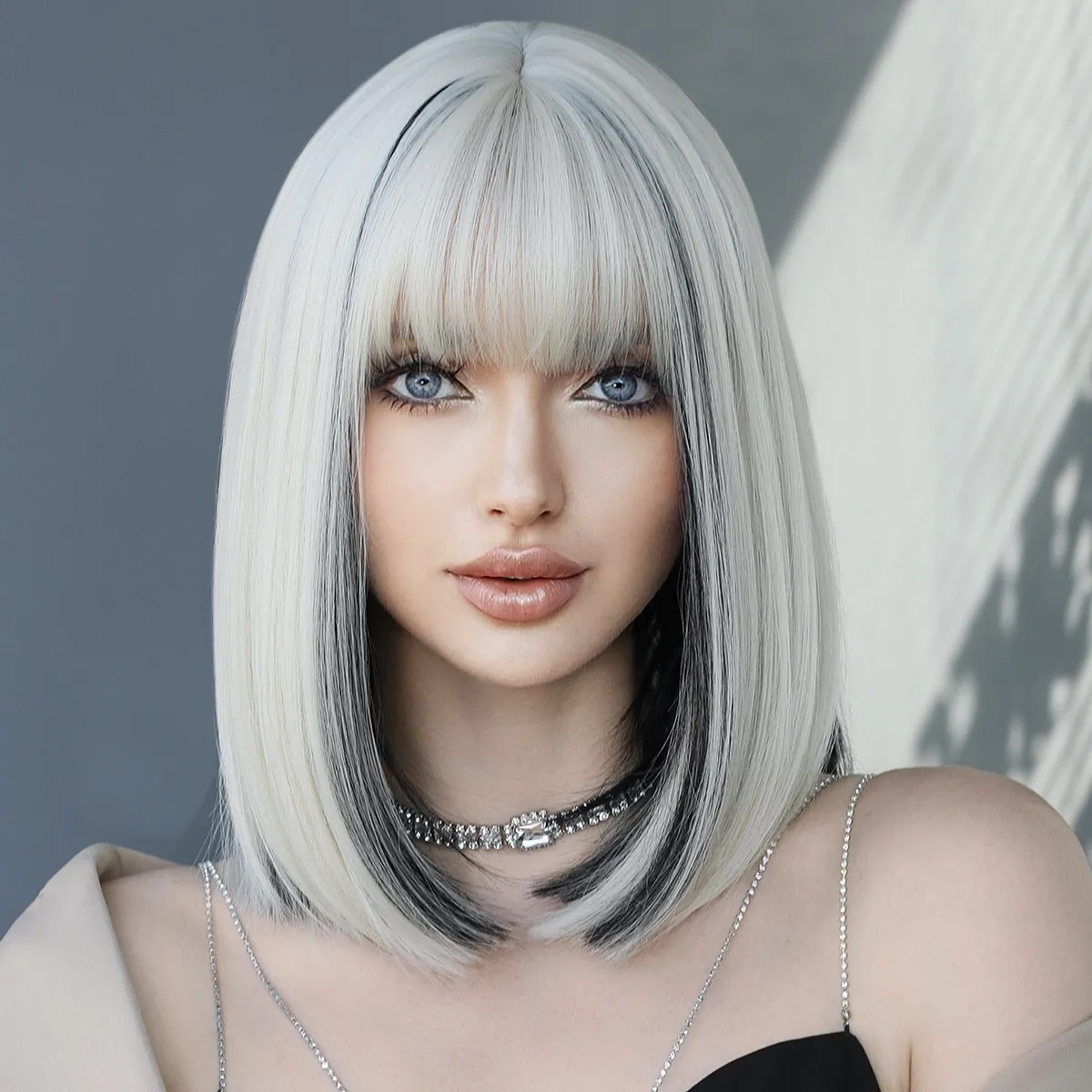 

Парик женский ежедневный, омолаживающий, с объемом на макушке, в стиле боб, пышный, с высоким объемом на макушке, натурального цвета, короткий, полностью закрывающий голову