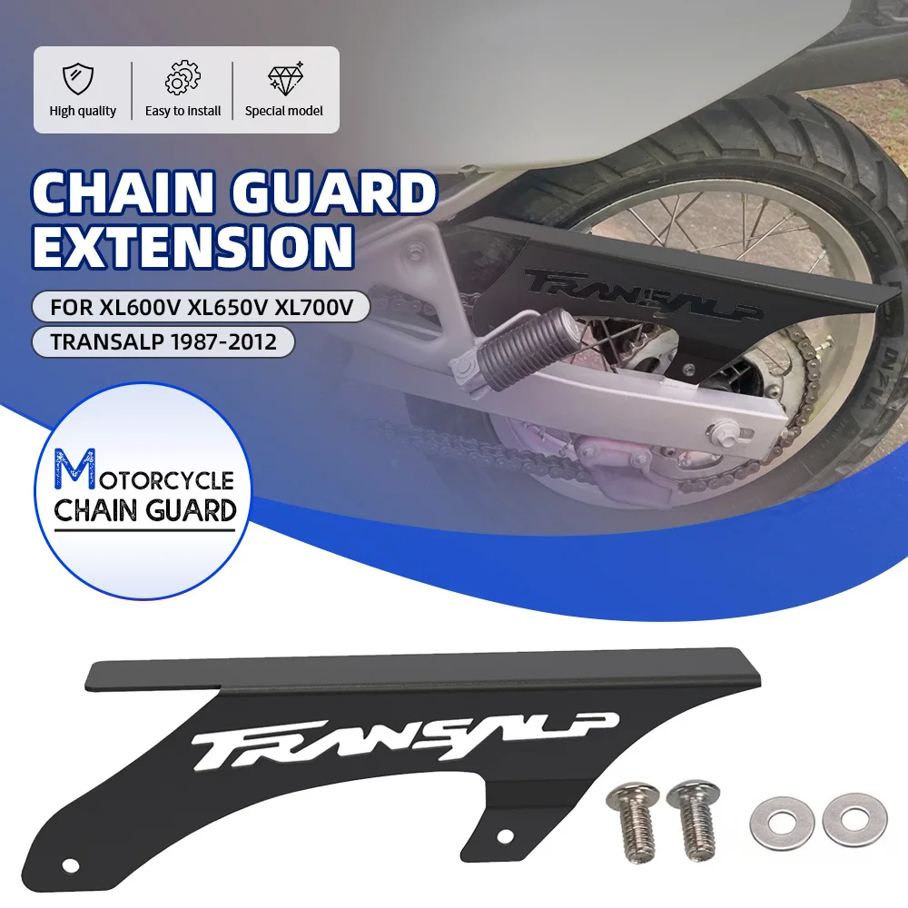 

For Honda XL600V XL650V XL700V Transalp 1987-1996-2006-2012 Motorcycle Accessories Rear Sprocket Guard Chain Cover Protector