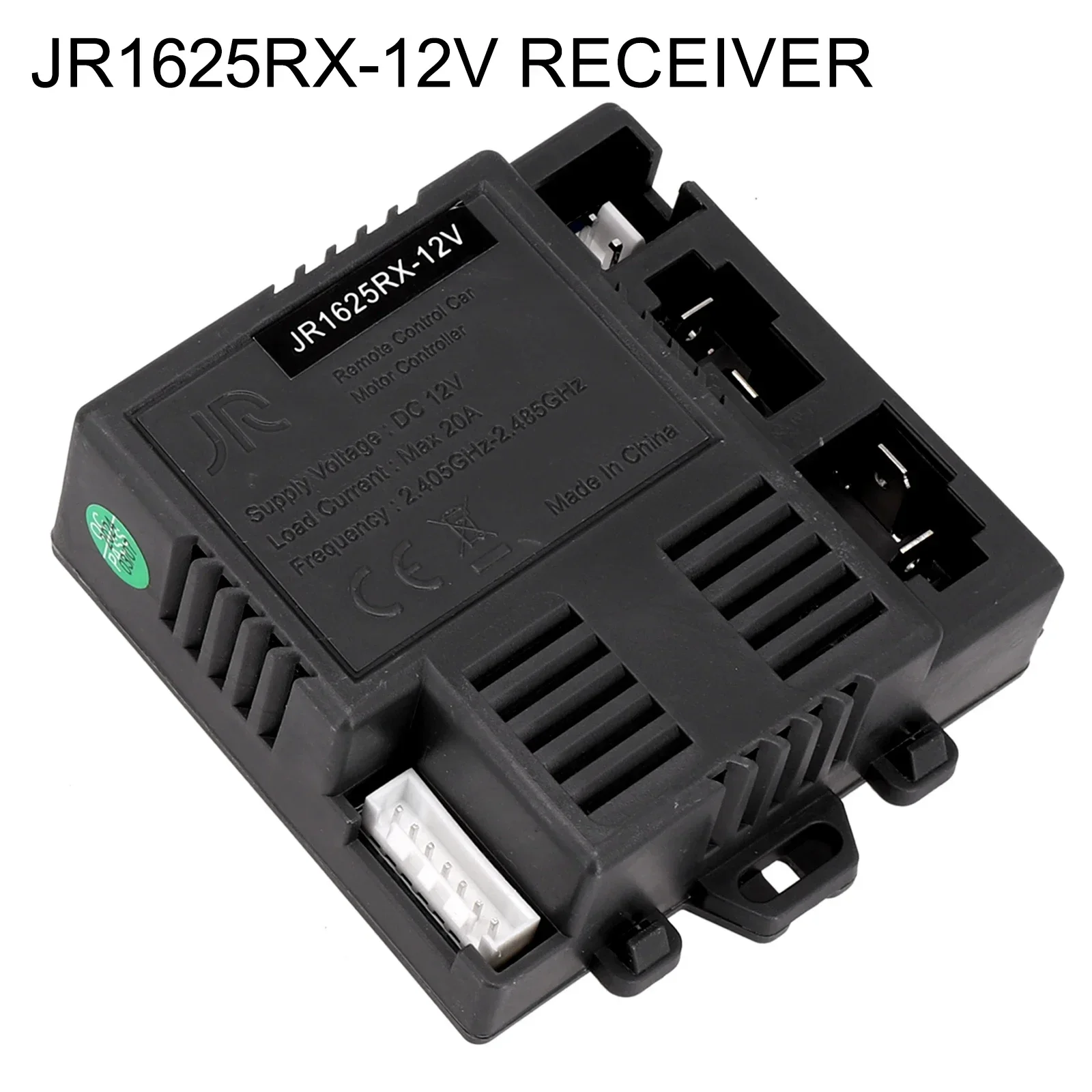 Imagem -03 - Receptor de Controle Remoto Receptor de Controle Remoto Conjunto Completo para Crianças Carro Elétrico 2.4g Transmissor de Alta Qualidade Jr1625rx12v