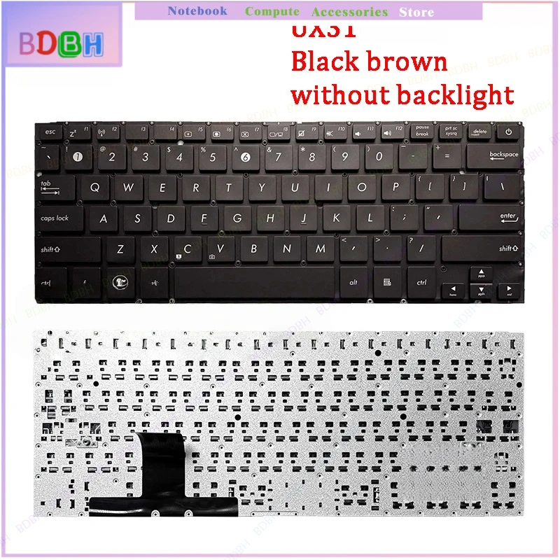Новая клавиатура для ноутбука ASUS UX31 UX31A UX31LA UX31E UX32A UX32E/V/VD/K