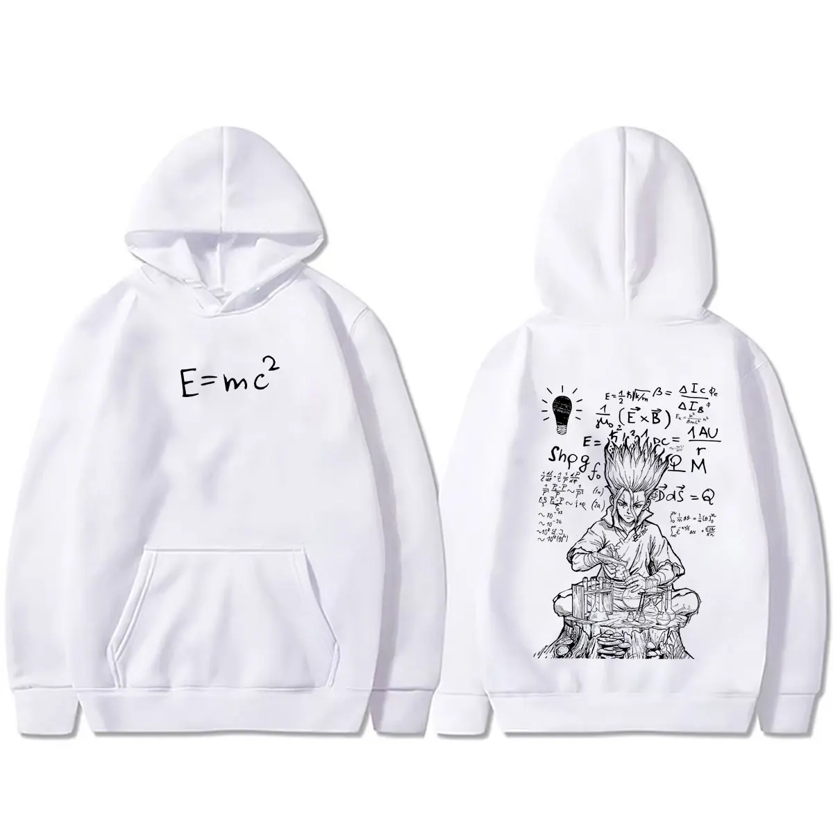 

Anime Dr. Stone Hoodie Manga Senku Ishigami Graphic Sweatshirt Men Women Casual Oversized Hoodies Male Fashion Vintage Tracksuit