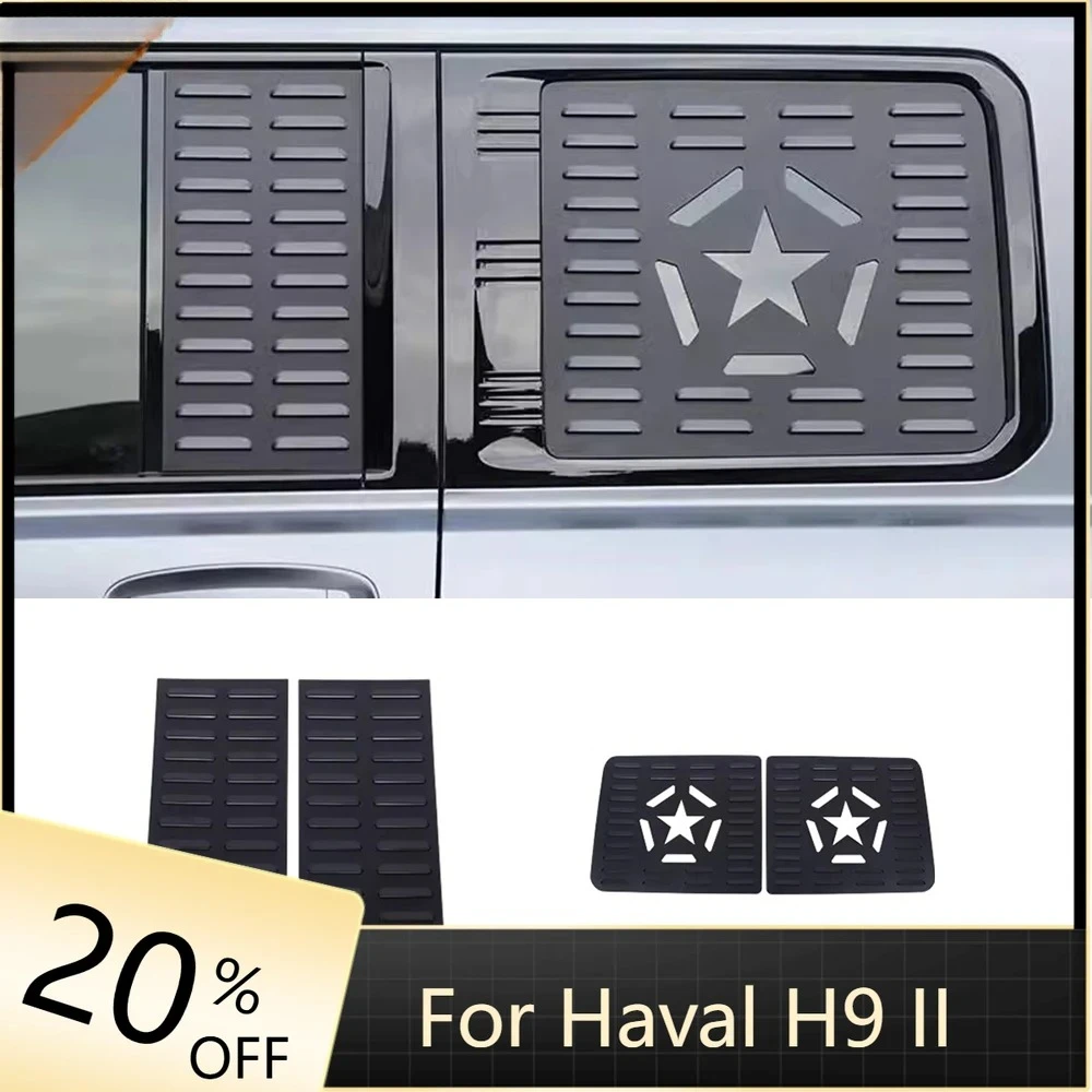 

Accessories Car Rear Window Mesh Side Window Protective Net Sun Protection Appearance Protective Net For GMW Haval H9 2024 2025