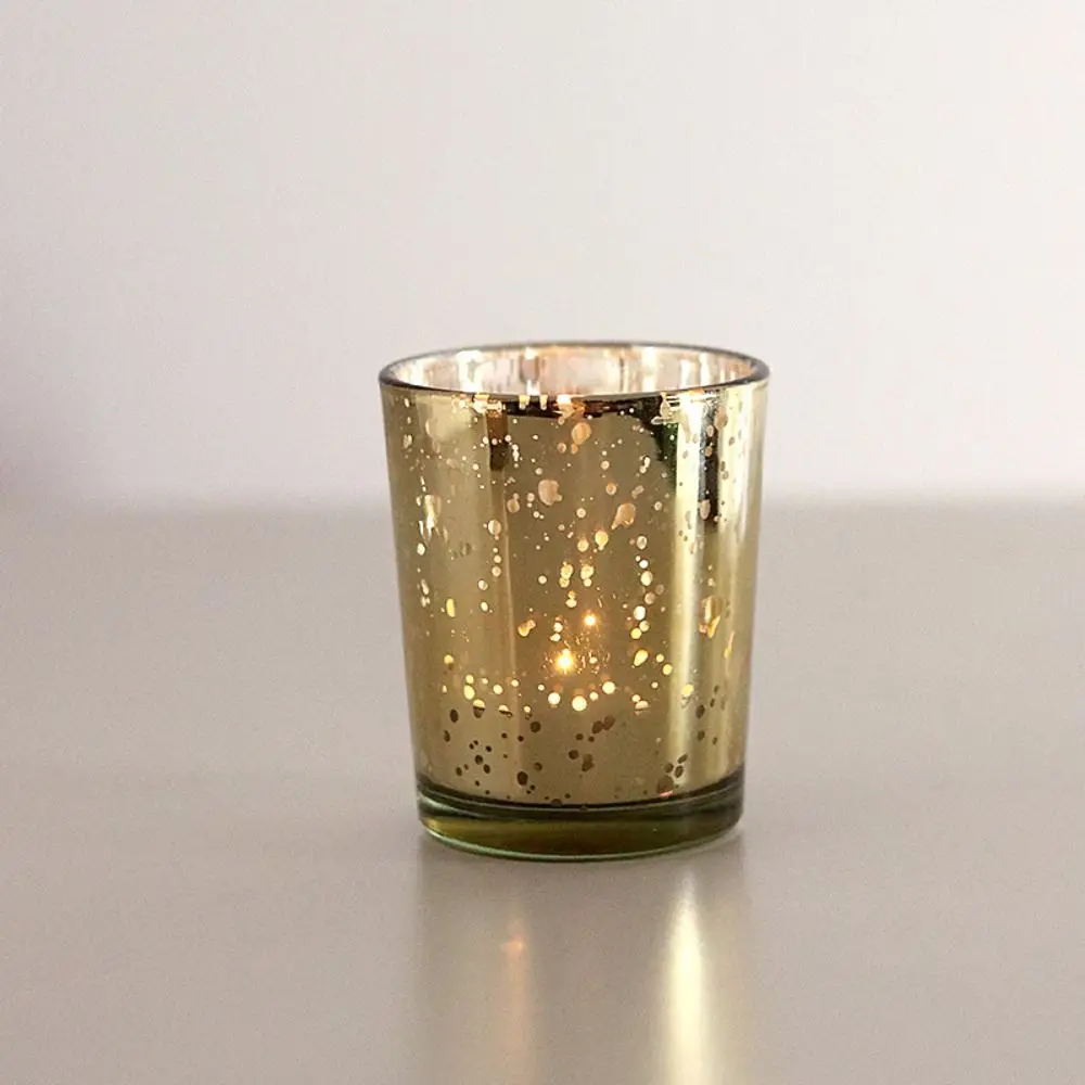 Mercury Candlestick Cup Candle-making Candle Cup Accessories Starry Sky Glass Candlestick Desktop Ornament