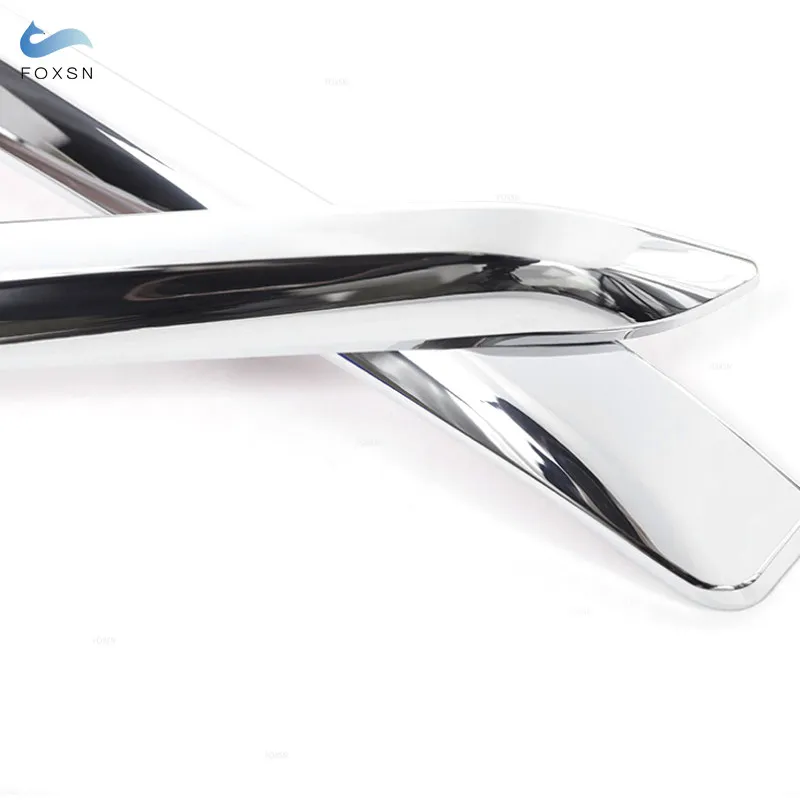 Per BMW X1 F48 2016 2017 2018 2019 Esterno Testa Anteriore Fendinebbia Lampada Sopracciglio Copertura Accessori Auto Decor Trim