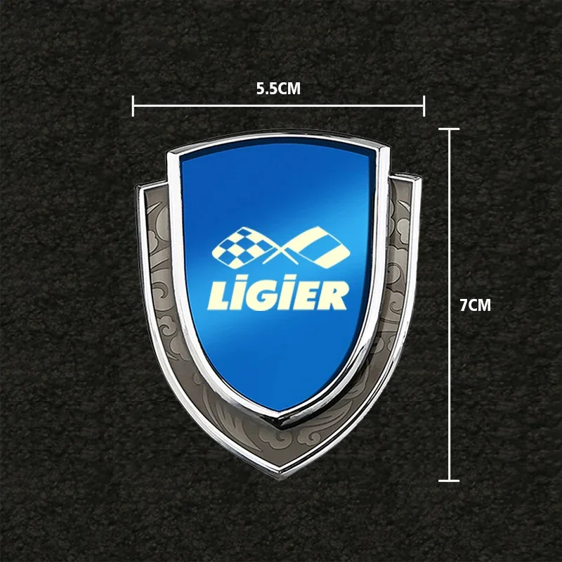 car stickers 3D metal accsesories auto accessory for ligier js50 L js2 js60 jsrc jsp4 X-TOO