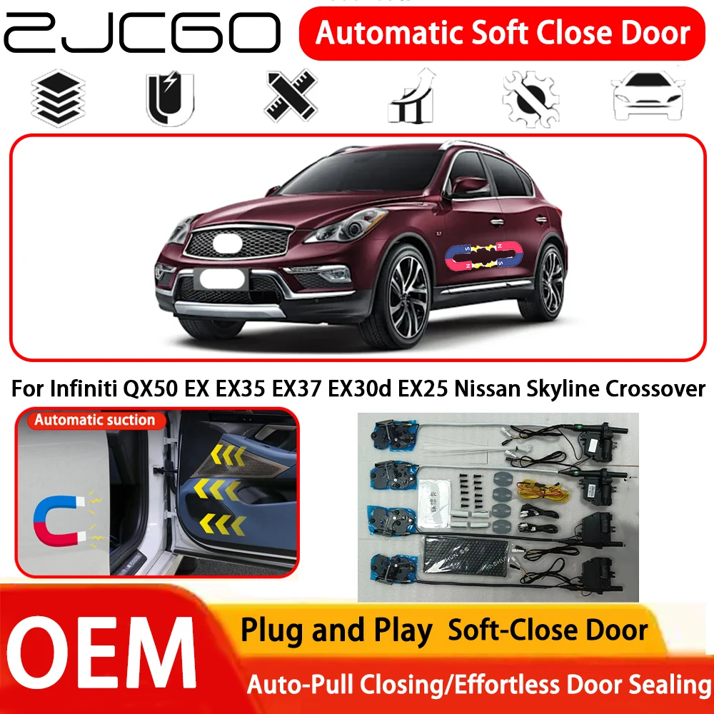 

﻿for Infiniti QX50 EX EX35 EX37 EX30d EX25 Nissan Skyline Crossover OEM Plug and Play Automatic Electric Soft Close Door System