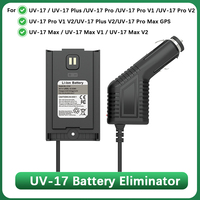 Baofeng UV-17M Battery Eliminator UV-17 Pro Max Walkie Talkie Car Charger 12V-24V UV-17 Max Cigarette Lighter Radios Accessories