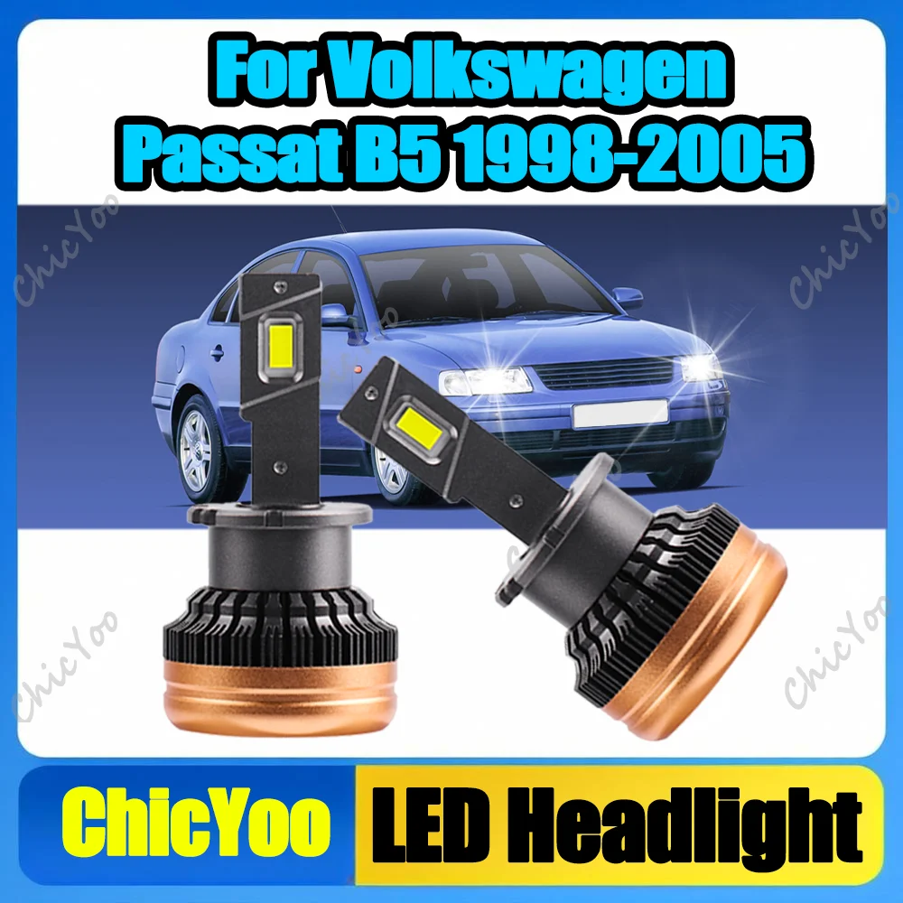 

2PCS Auto HID Xenon Headlamps 120W High Power D2S HID Headlight Bulbs 6000K Super Bright 12V For Volkswagen Passat B5 1998-2005
