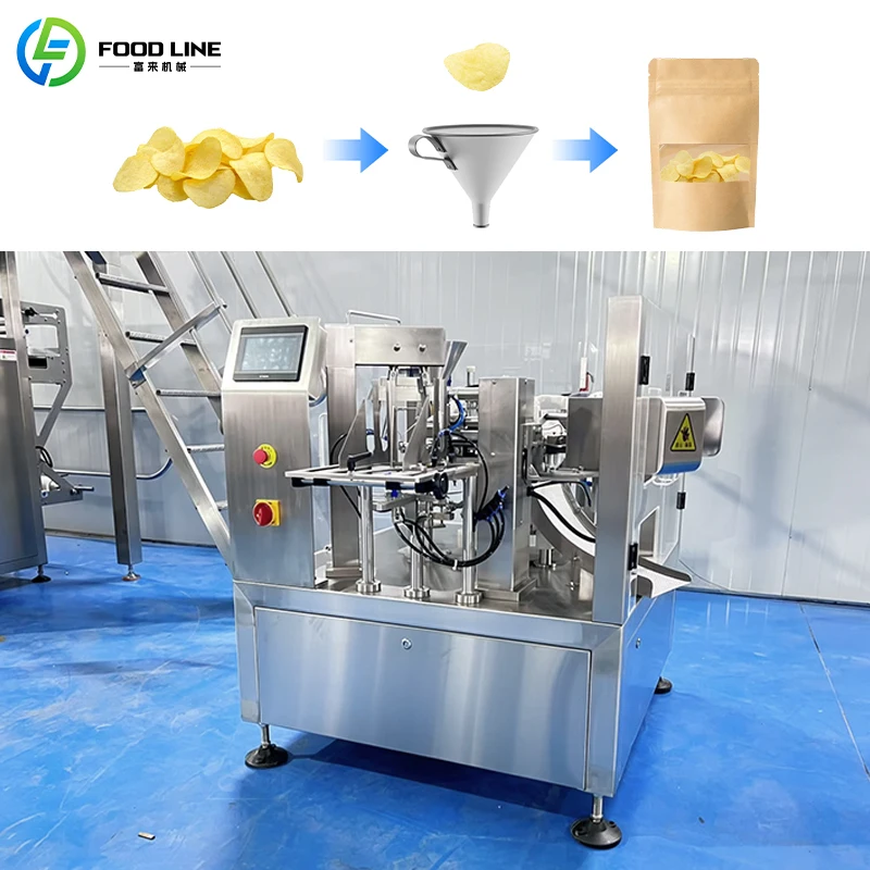 Automatic Bag Drop Granule Machine Spout Pouch Granule Filling Machine FL Customized