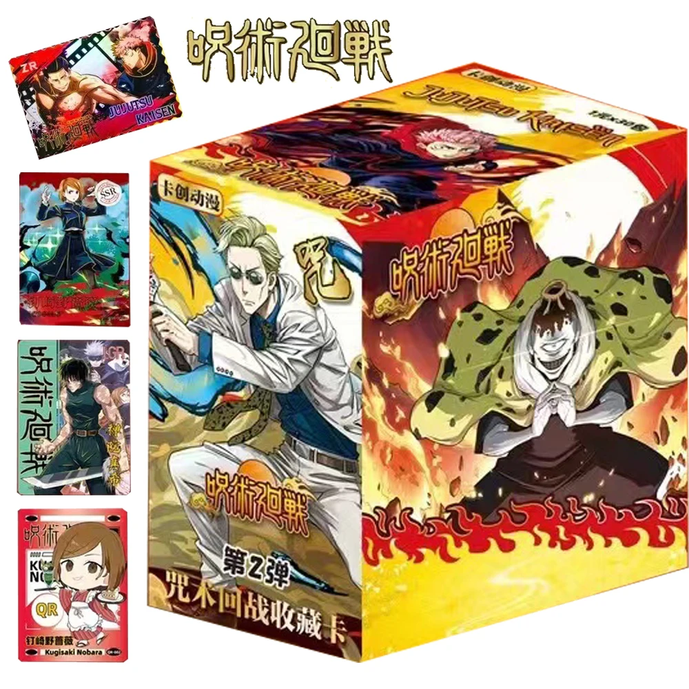 

Jujutsu Kaisen Collection Card For Children Japanese Fantasy Action Anime Satoru Gojo Itadori Yuji Limited Game Card Table Toys