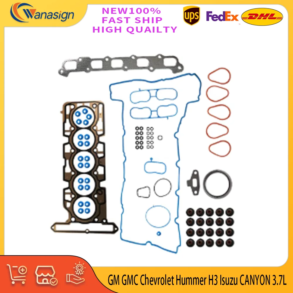 

Engine Rebuild cylinder head Full gasket set For GM GMC Chevrolet Hummer H3 Isuzu CANYON 3.7L 07-12 3.7 L LLR 3.7 L T HS26390PT