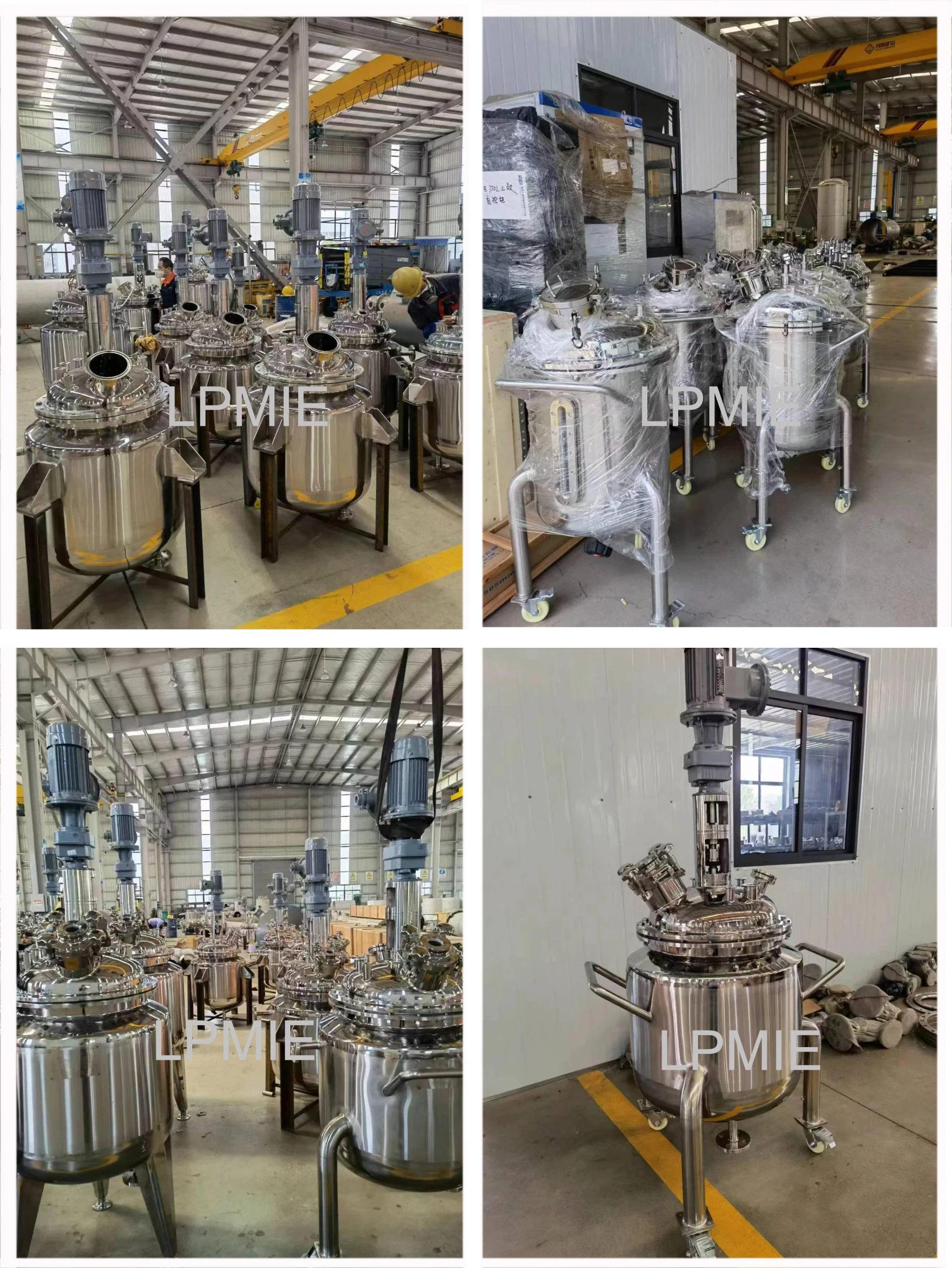 High Quality Chemical Vessel Stainless Steel Reactor Mixing Equipment LPMIE