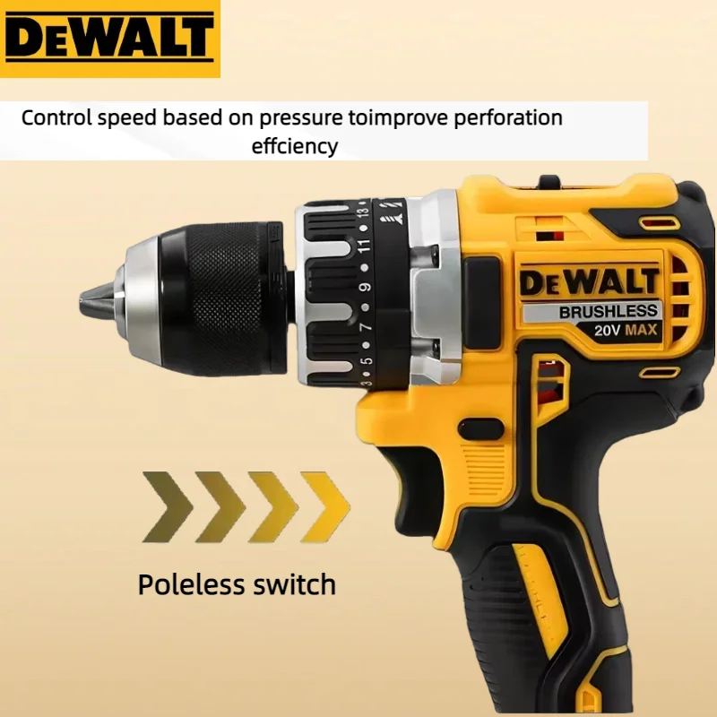 Dewalt DCD796 20V バッテリー ブラシレス インパクト 電動ドリル 多機能 コードレス ドライバー 充電式 電動工具