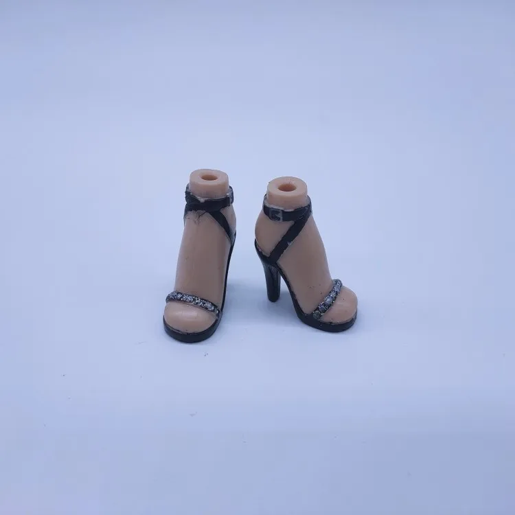 女の子のためのハイヒールの靴、プラスチックのブーツ、クールな人形のスニーカー、ファッションギフト