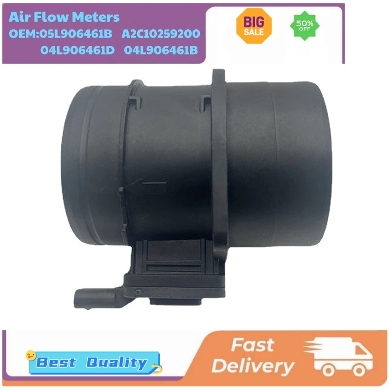 

Датчики массового расхода воздуха (ДМРВ) 05L906461B 04L906461D 04L906461B A2C10259200 для Passat, Caddy, Golf, Arteon, Leon, Skoda A1, A3, A7, A6, S6, CC