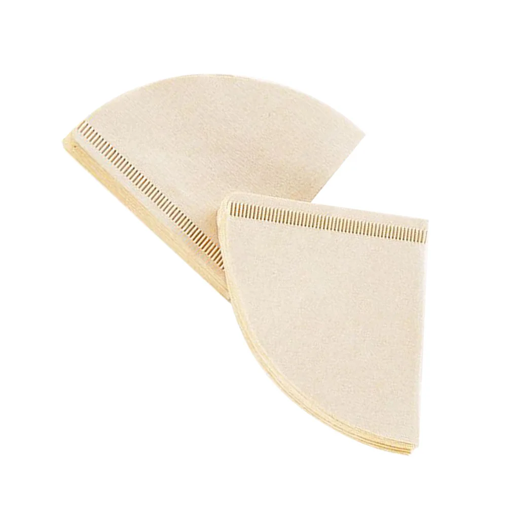 

40Pcs Coffee Filter Paper Conical Hand Drip Filter Unbleached Grade for Home Use Filtering Paper Coffee Filters
