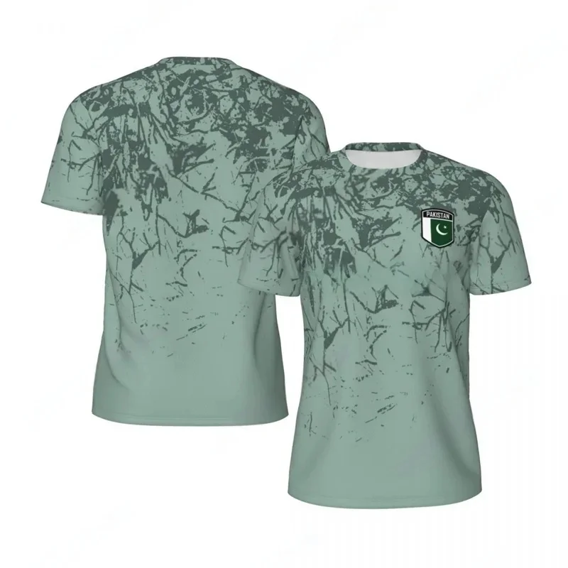 Pakistan Graphic Football Jersey Men New Fashion 3D Printed Sports T Shirt Summer Oversized Short Sleeve T shirt For Man Clothes