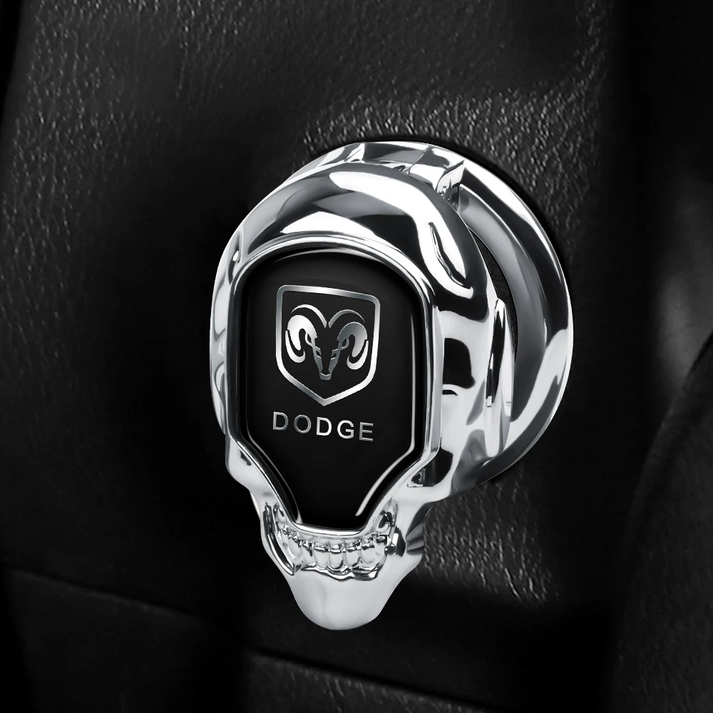 Emblema de Carro com Botão de Partida por Um Toque, Acessórios de Decoração Interior para Dodge Durango, Caliber, Dakota, Neon, SXT, Nitro, Ram, Avenger, Dart