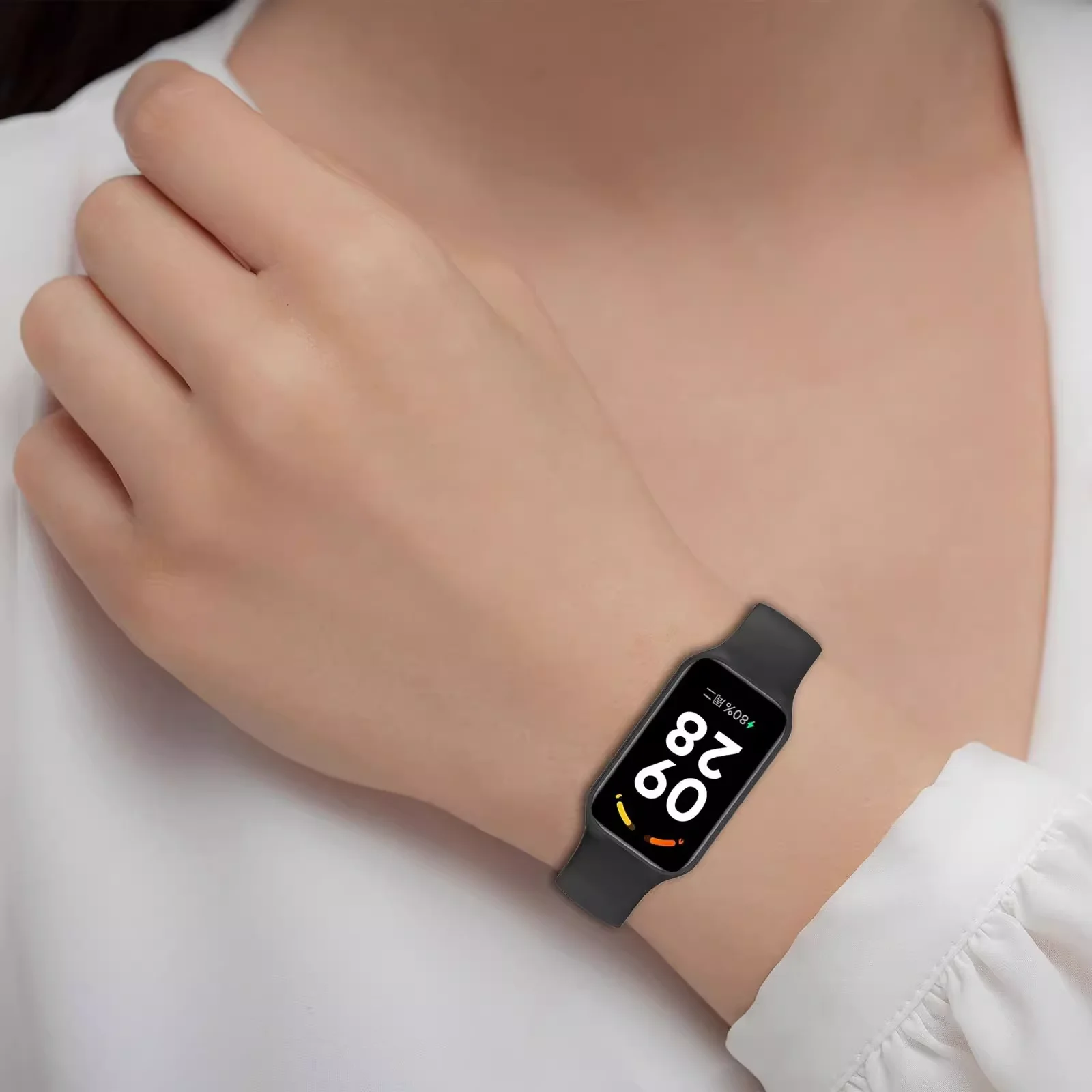 حزام بديل لساعة Xiaomi Smart Band 8 Active الرياضية المصنوعة من السيليكون وسوار كوريا Xiaomi Band 8 ملحقات الحزام النشط