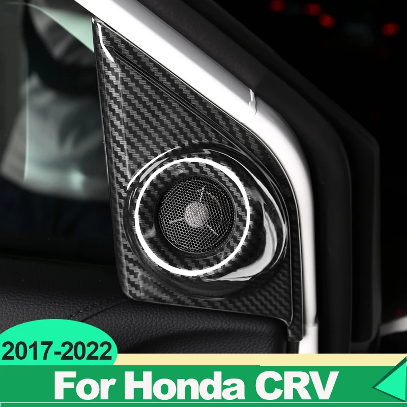 For Honda CRV CR-V 2017 2018 2019 2020 2021 2022 ABS Car Front Rear Door Window Inner Triangle A Pillar Column Cover Accessories