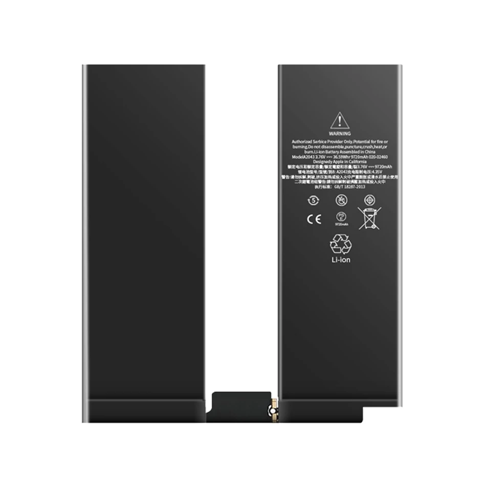 Imagem -03 - Bateria do Tablet 9720mah para Apple Pro 12.9 Pro12.9 3rd 4th Gen A1979 A1983 A1876 A1895 A2014 A2043 A2069 A2229 A2232 A2233 2023