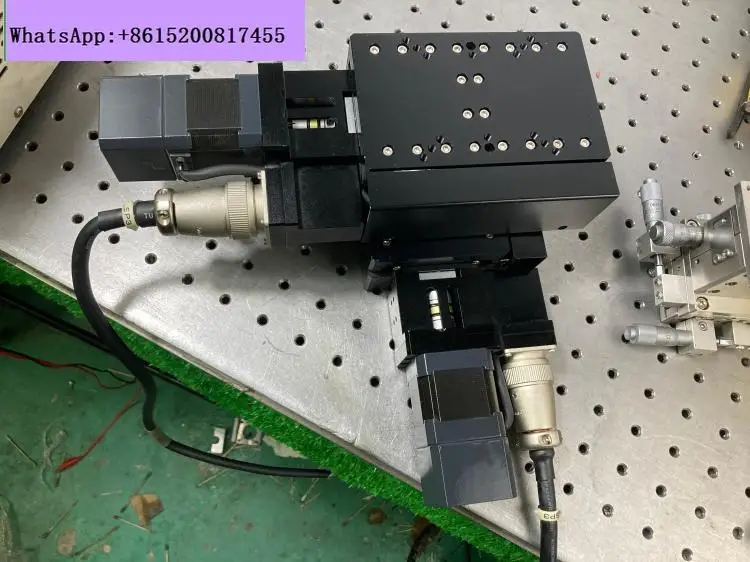 High-precision X-axis XY-axis electric translation stage, accuracy 0.3 microns, stroke 70mm 0802 ball screw