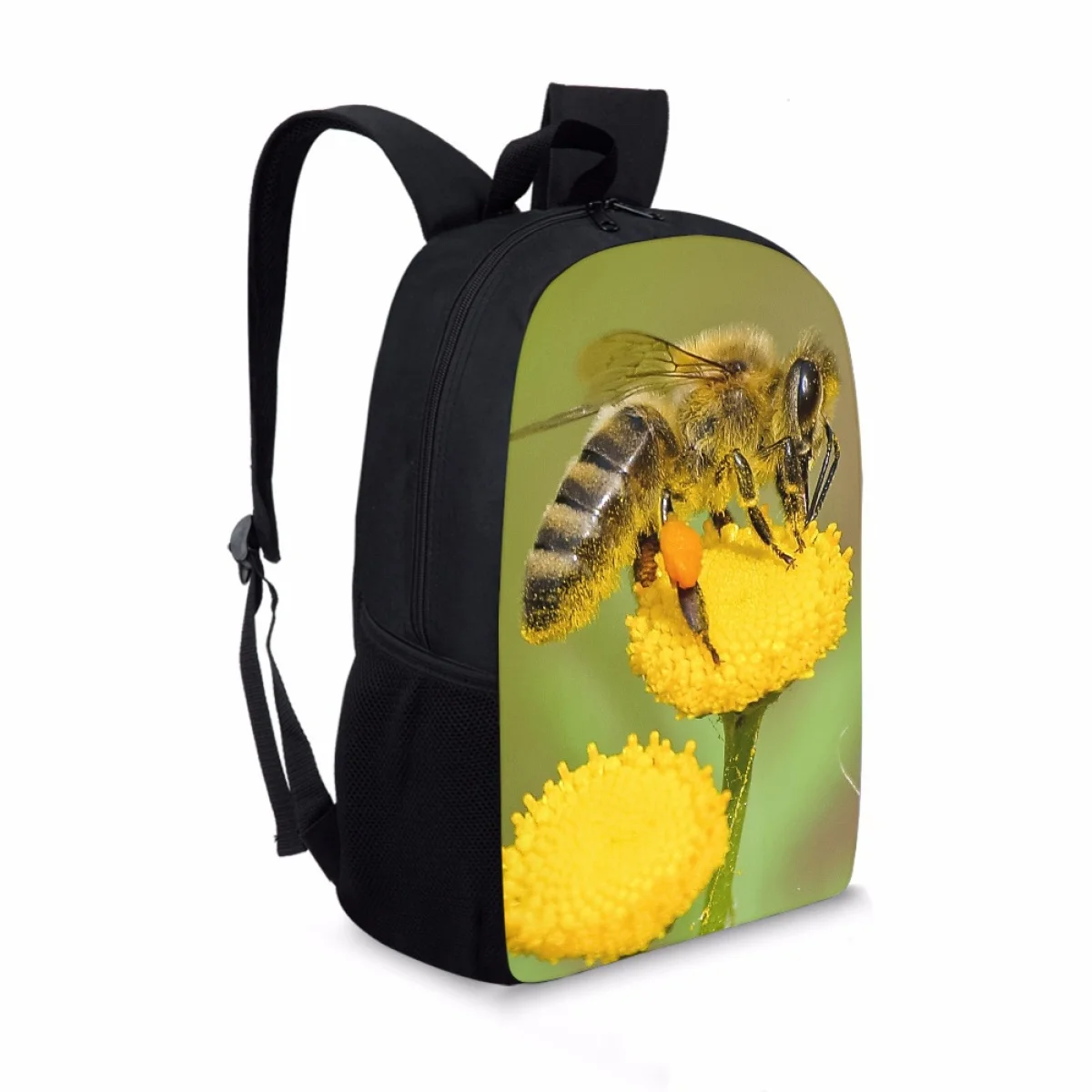 Classic bee 3D Print Kids Backpack For Girls Boys Teen School Backpacks Bag High School Bags Light Travel Simple Laptop Rucksack