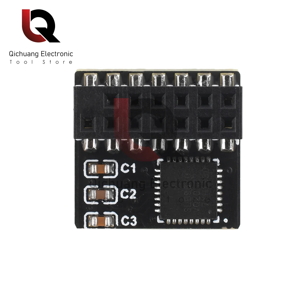 Modulo di sicurezza TPM2.0 14 Pin SPI H modulo piattaforma affidabile Chip di crittografia autonomo