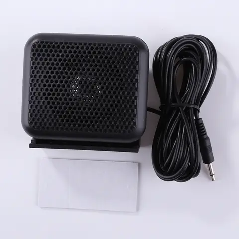 NSP-100 Mini External Speaker 3.5mm Two-Way for Yaesu FT-847 FT-920 FT-950 FT-2000 CB Car Mobile Radio Walkie Talkie Loudspeaker 10 best sales cb external speaker - №9