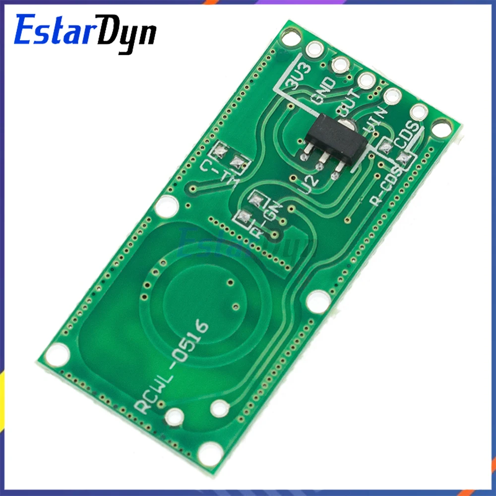 5PCS RCWL-0516 Microwave Radar Sensor Module - Human Body Induction Switch DC 4-28V for Home Security